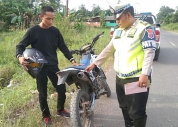 Penertiban balapan liar dan knalpot brong oleh Polda Kaltim