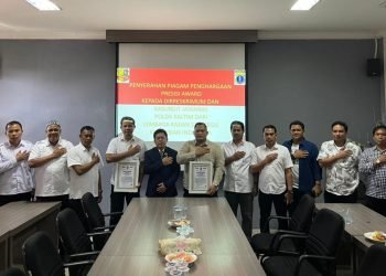 Ditreskrimun Polda Kaltim terima penghargaan Presisi Award (Dok. Humas Polda Kaltim)