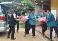 Distribusi beras oleh Tim BMH Kaltim
