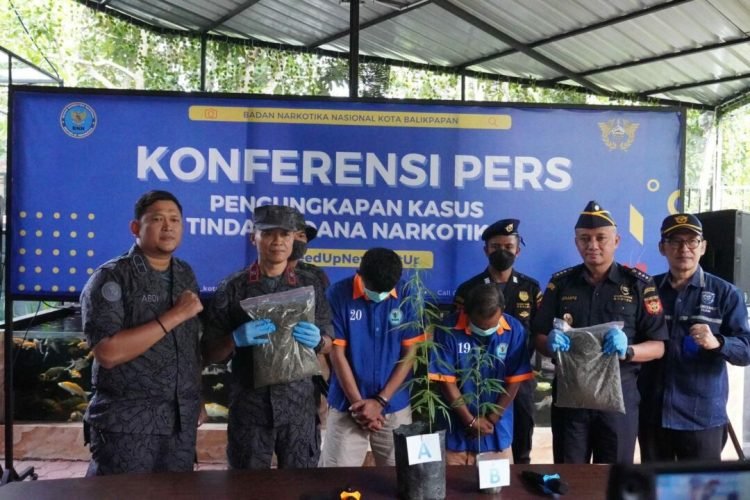 Konferensi pers BNN kota Balikpapan, FOTO: Humas BNN Balikpapan