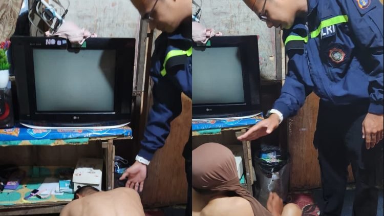 Tersangka pelaku pencuri pakaian dalam wanita diamankan polisi (Doc. Bhabinkamtibmas Sepinggan Baru)