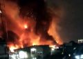 Kebakaran depo Pertamina di Plumpang, Jakarta utara (FOTO: tangkapan layar)