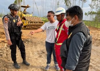 Patroli Satgas Ops Nusantara Mahakam (doc. Humas Polda Kaltim)