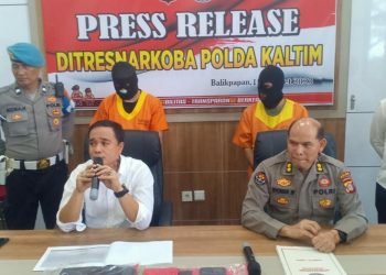 Press release Ditresnarkoba Polda Kaltim (doc. Istimewa)