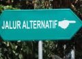 Ilustrasi Jalan Alternatif. (Dot. Istimewa)