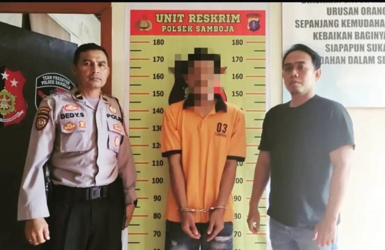 Pelaku pemukulan HZ alias AC ditahan pihak kepolisian (doc. Instagram/team_predatorseksbj)