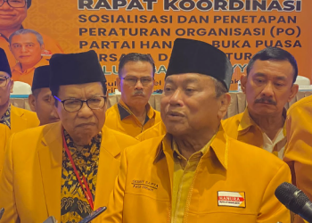Ketua Umum Partai Hanura, Oesman Sapta Odang. (Rm)