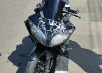 Sepeda motor yang dikendarai korban