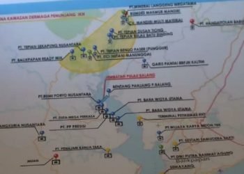 Titik garis pantai. (KSOP)