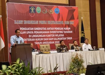 Kanwil Kemenkumham Kaltim Laksanakan Forum DILKUMJAKPOL-PLUS. (FOTO: Muhammad/Portal Balikpapan)