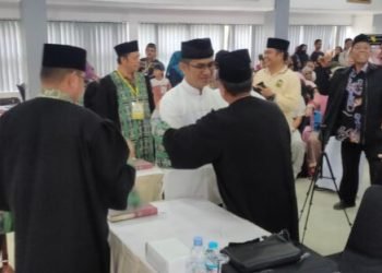 Wali Kota Balikpapan Rahmad Mas'ud meninjau MTQ ke-44 Kaltim. (Los)