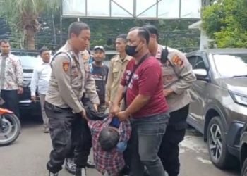 Usai insiden, pelaku ditangkap polisi. (Cnin)