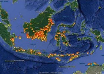 Ilustrasi, titik panas. (BMKG)