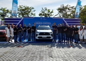 All New Yaris Cross resmi meluncur di Balikpapan, Hybrid EV Pertama di Segmen Medium SUV. (FOTO: Muhammad/Portal Balikpapan)