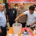 DIMUSNAHKAN: Pemusnahan barang bukti ganja dan sabu oleh Polda Kaltim (doc. Humas Polda)