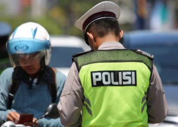 Ilustrasi razia kendaraan bermotor oleh Kepolisian Republik Indonesia (doc. Istimewa)