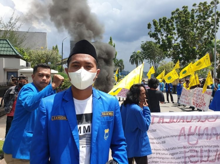 Ketua PKC PMII Kaltim, Zainuddin. (FOTO: Muhammad Taufik/Portal Balikpapan)