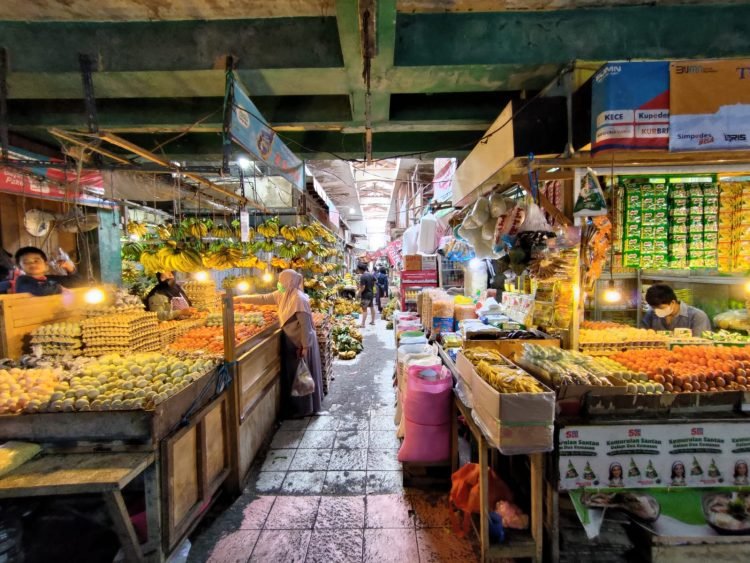 Kondisi salah satu pasar di kota Balikpapan. (Doc. Istimewa)