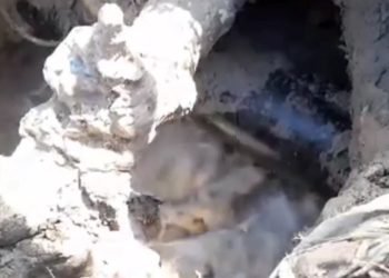 Tangkapan layar kebocoran pipa PDAM di depan Terminal Tangki MT Haryono (doc. PTMB)