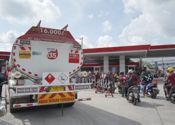Tangki BBM Pertamina di SPBU (FOTO: MHD)