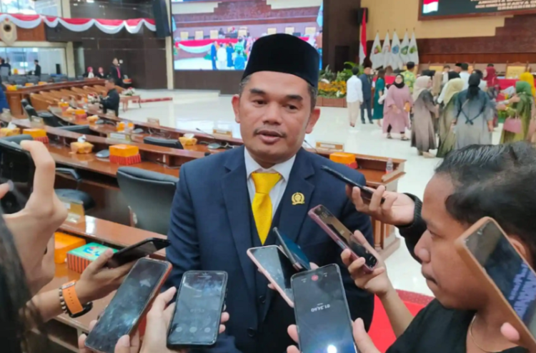 Ketua DPRD Provinsi Kaltim, Hasanuddin Mas'ud, yang karib disapa Hamas. (PB)