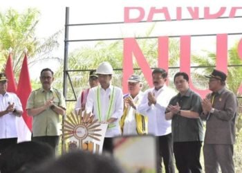 Yusuf Mustafa menghadiri groundbreaking Bandar Udara IKN. (dok. Humas DPRD Kaltim)