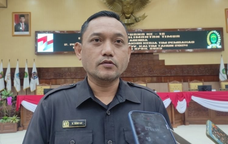 Wakil Ketua Parlemen Kaltim. Seno Aji. (PB)