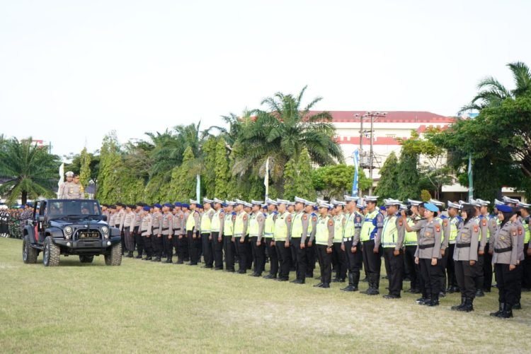 Apel Operasi Keselamatan Mahakam Tahun 2024 dan Aksi Keselamatan Jalan. (FOTO: MHD/PortalBalikpapan)