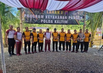 Kapolda Kaltim resmikan lahan pertanian dan peternakan di Mako Brimob Balikpapan. (FOTO: MHD/PB)