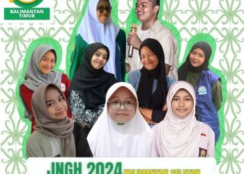 Sembilan siswa yang lolos Jambore Nasional Generasi Hijau 2024 di Banjarbaru, Kalimantan Selatan. (doc. Ist)