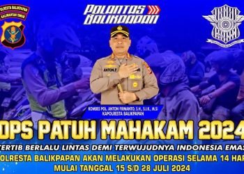 Operasi Patuh Mahakam 2024 (doc. Polresta Balikpapan)