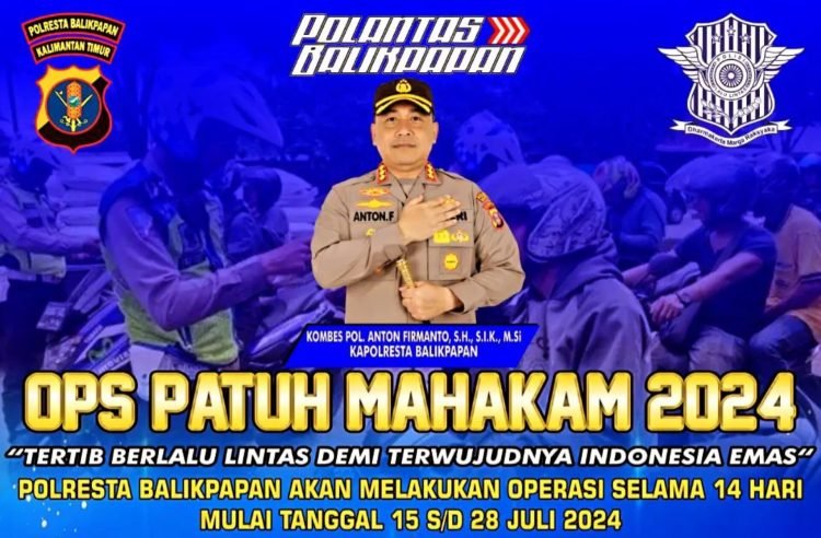 Operasi Patuh Mahakam 2024 (doc. Polresta Balikpapan)