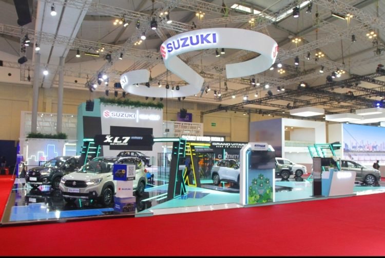 Unit Suzuki di Booth Gaikindo Indonesia International Auto Show (GIIAS) Juli 2024. (Doc. Suzuki)
