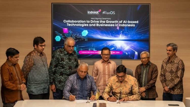 Indosat Ooredoo Hutchison Bermitra dengan AionOS, Akselerasi Kedaulatan AI di Indonesia. (doc. Indosat)
