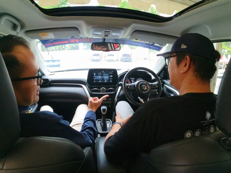 Test drive suzuki di GIIAS 2024. (doc. Suzuki)