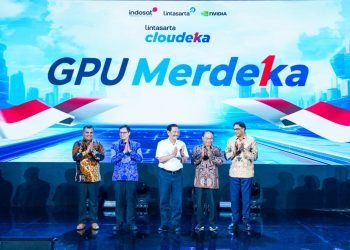 Lintasarta meluncurkan produk baru Lintasarta, GPU Merdeka pada Rabu (21/8) di Hotel Kempinski, Jakarta. (doc Lintasarta/IOH)
