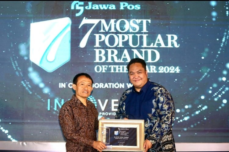 Suzuki di Jawa Pos 7 Most Popular Brand of the Year 2024. (doc. SIS)