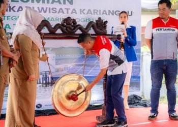 Peresmian Desa Energi oleh PT Pertamina Trans Kontinental untuk mendukung ketahanan pangan. (doc. Humas PTK)