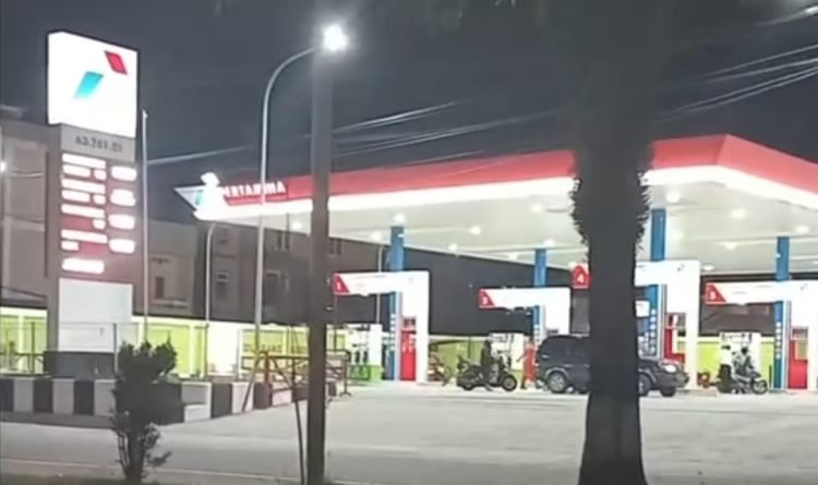 Tangkapan layar SPBU baru di wilayah Grand City. (doc. Instagram @epensihotang)