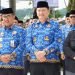 Ananda Emira Moeis, turut menghadiri upacara peringatan Hari Ulang Tahun ke-53 Korpri.