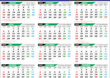 Kalender tahun 2025. (doc. Istimewa)
