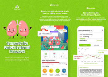 Aplikasi Unsmoke. (dok. PR)