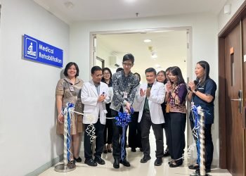 Peresmian ruang rehabilitasi medik baru RS Siloam Balikpapan, lebih lengkap dan nyaman. (dok. mhd/pb)