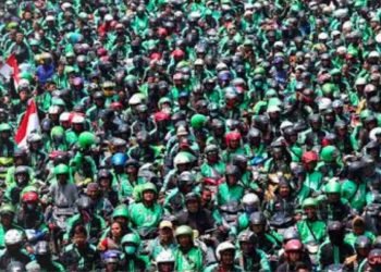 Ilustrasi demo Ojek Online. (dok. Istimewa)