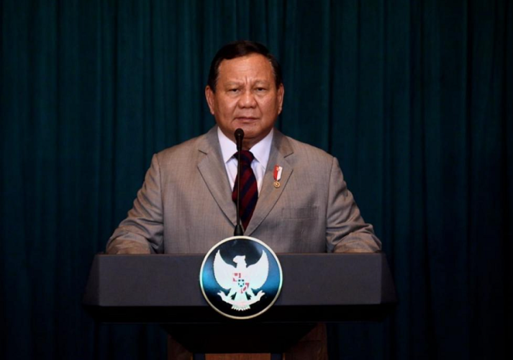 Presiden Republik Indonesia, Prabowo Subianto. (BPMI Setpres).