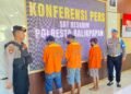 Terancam 10 Tahun Bui: Ketiganya dijerat Pasal 303 KUHP, terancam hukuman maksimal 10 tahun penjara. (Dok. Muhammad/PortalBalikpapan)