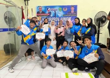 4 Emas, 1 Perak, 4 Perunggu — Bukti kerja keras atlet junior Balikpapan!. (Dok. Ima/ih)