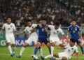 Ilustrasi Timnas Indonesia melawan Jepang. (Dok. Generate by AI)