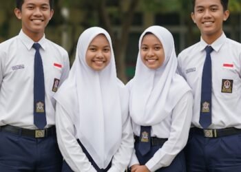 Ilustrasi Siswa/i Sekolah Menengah Pertama (SMP). (Dok. AI)