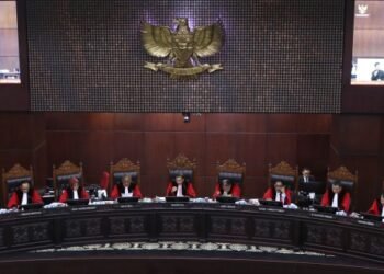 Majelis Hakim Konstitusi dalam Sidang Pengucapan Putusan. (Dok. MK)